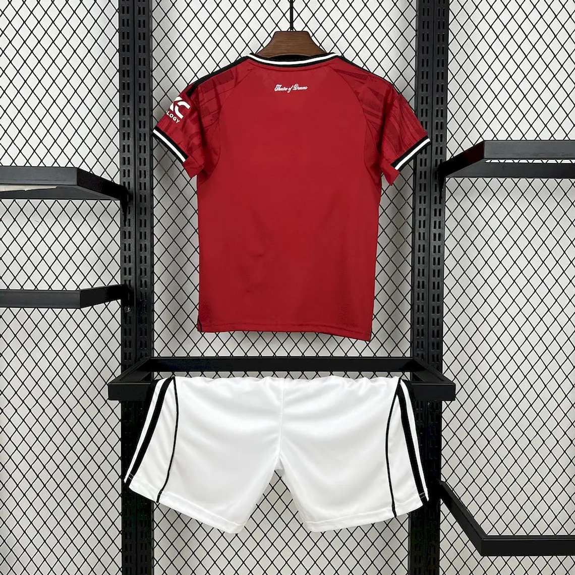 Manchester United Home 25/26 Kit Criança 3