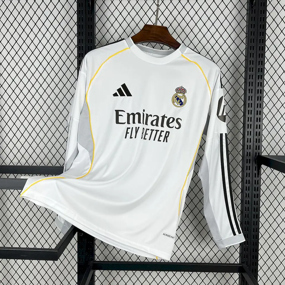 Real Madrid Home 25/26 Manga Longa 2