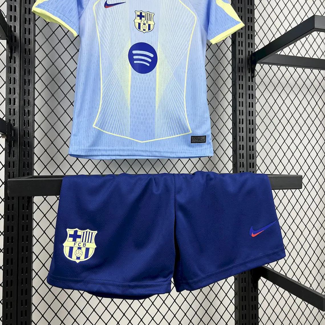 Barcelona Especial Blue 25/26 Kit Criança 3