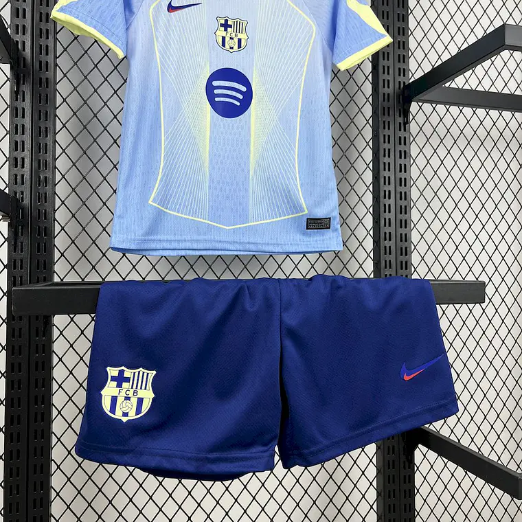Barcelona Especial Blue 25/26 Kit Criança 3