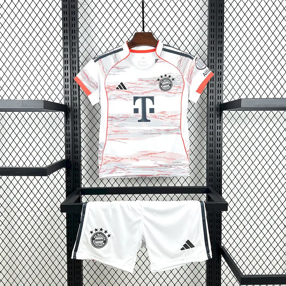 Bayern Away 25/26 Kit Criança 2