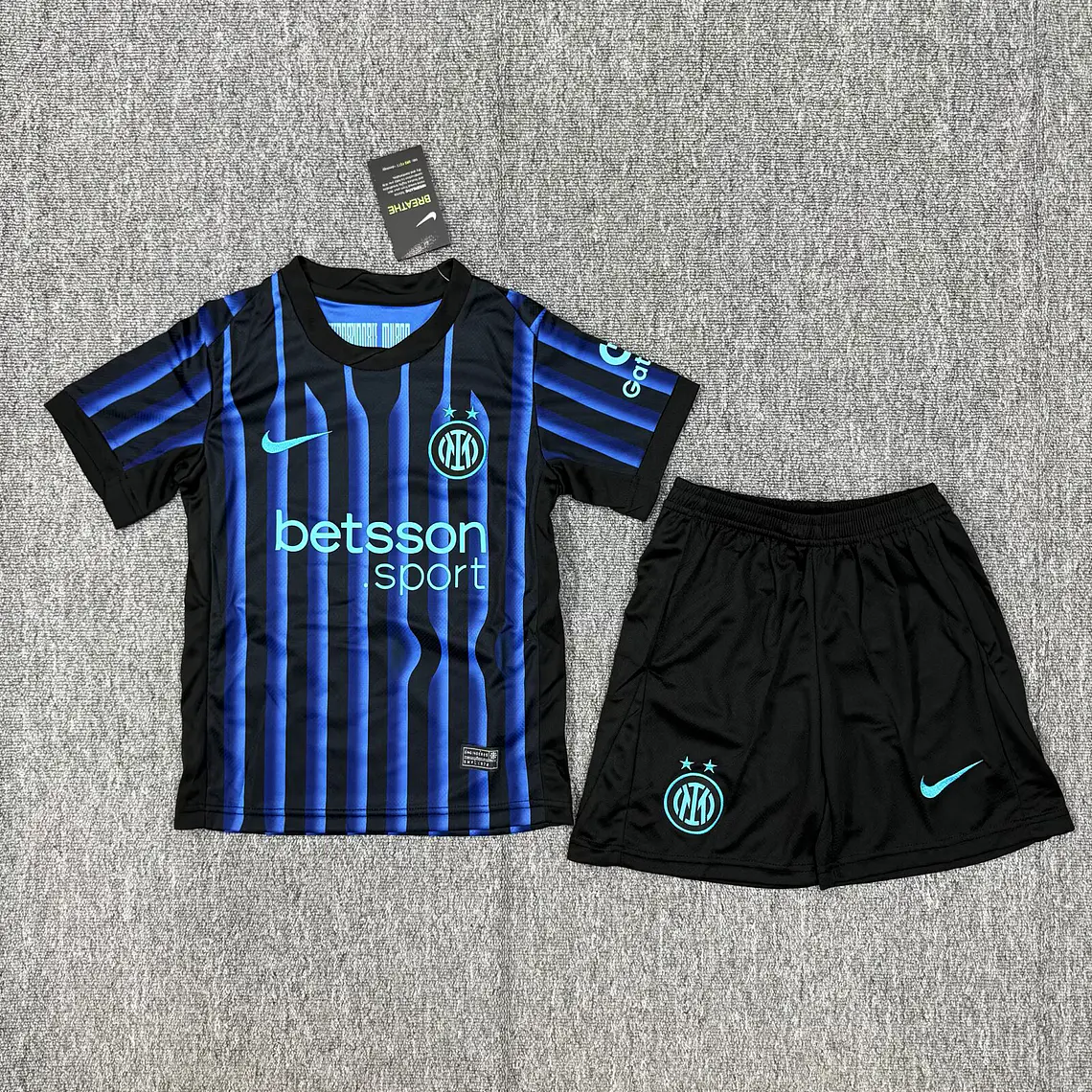 Inter Milão Home 25/26 Kit-Criança 2