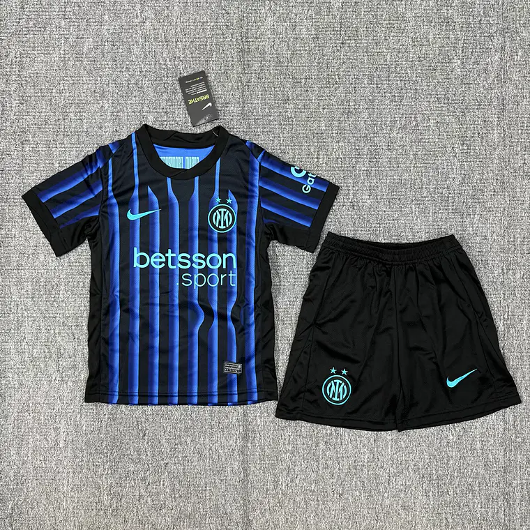 Inter Milão Home 25/26 Kit-Criança 2