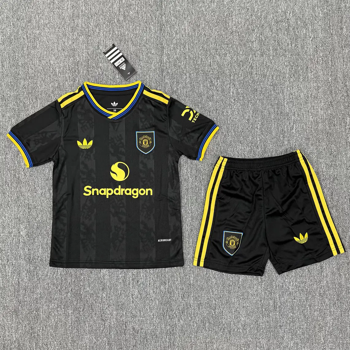 Manchester United Third 25/26 Kit-Criança 2
