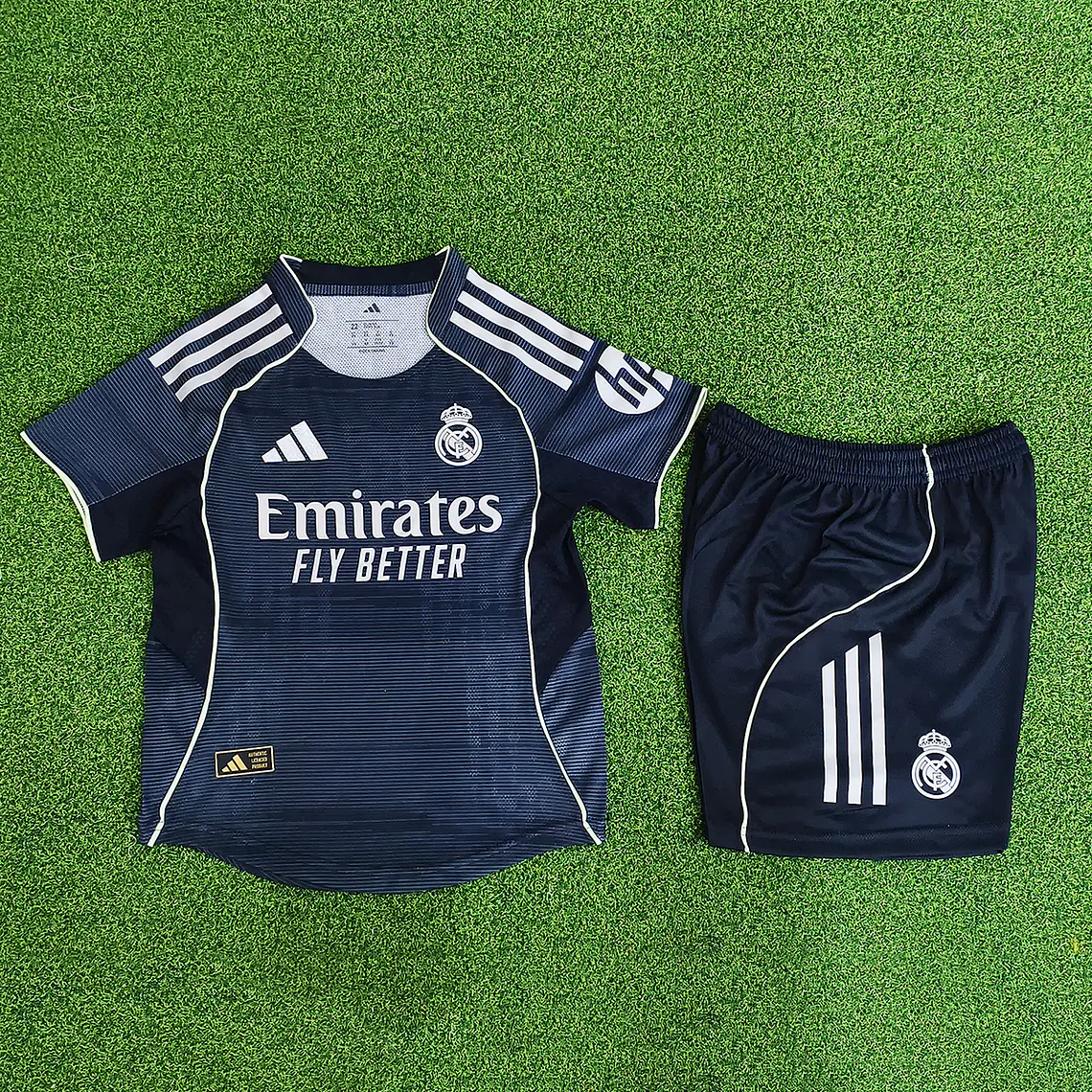Real Madrid Away 25/26 Kit-Criança 2