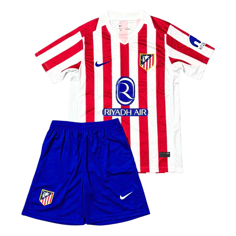 Atlético Madrid Home 25/26 Kit-Criança