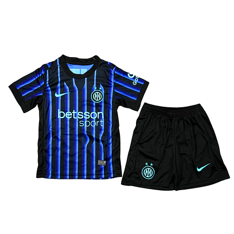 Inter Milão Home 25/26 Kit-Criança