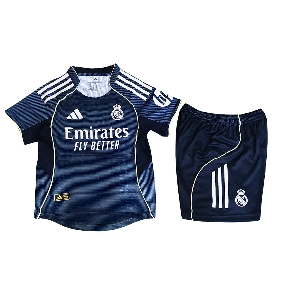 Real Madrid Away 25/26 Kit-Criança 1