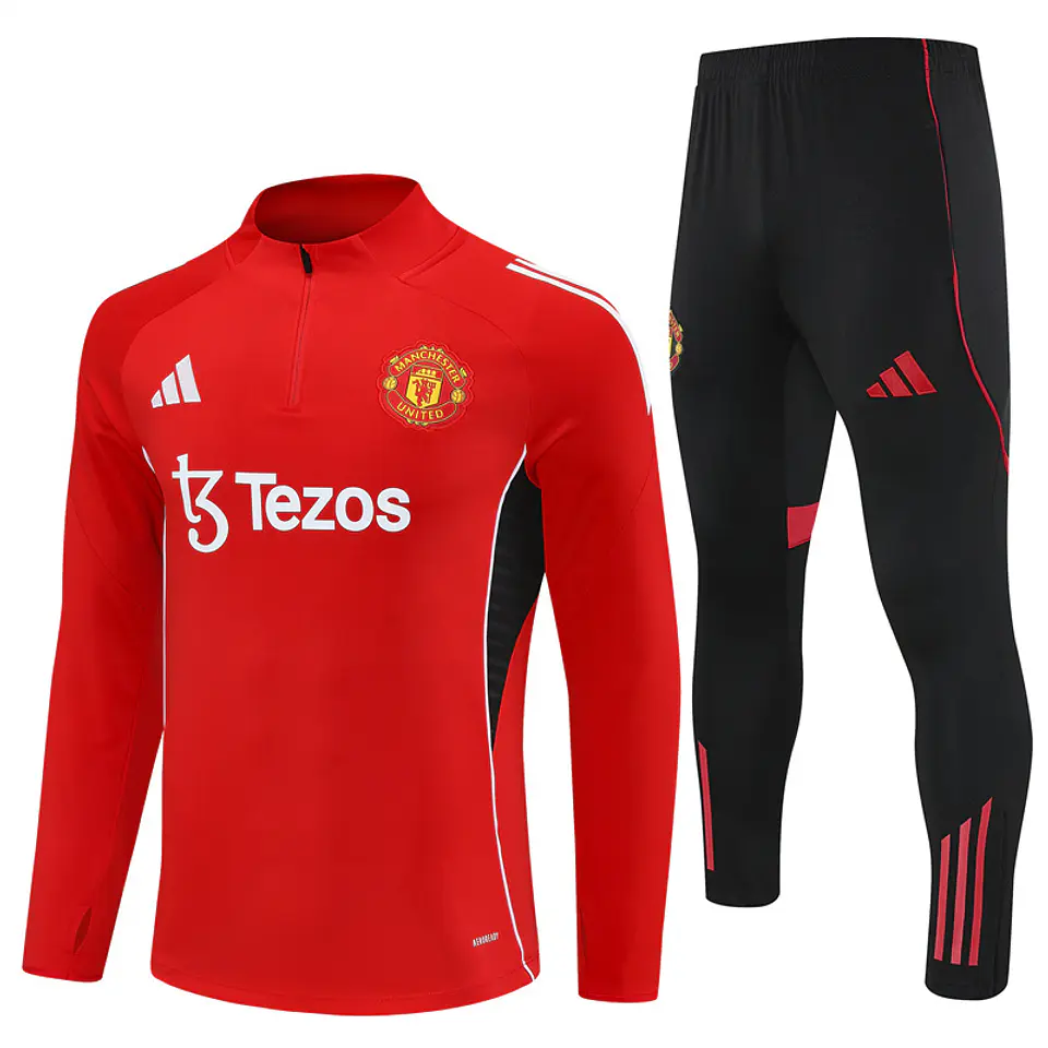 Manchester United Fato Treino 1/2 Zip 25/26 1
