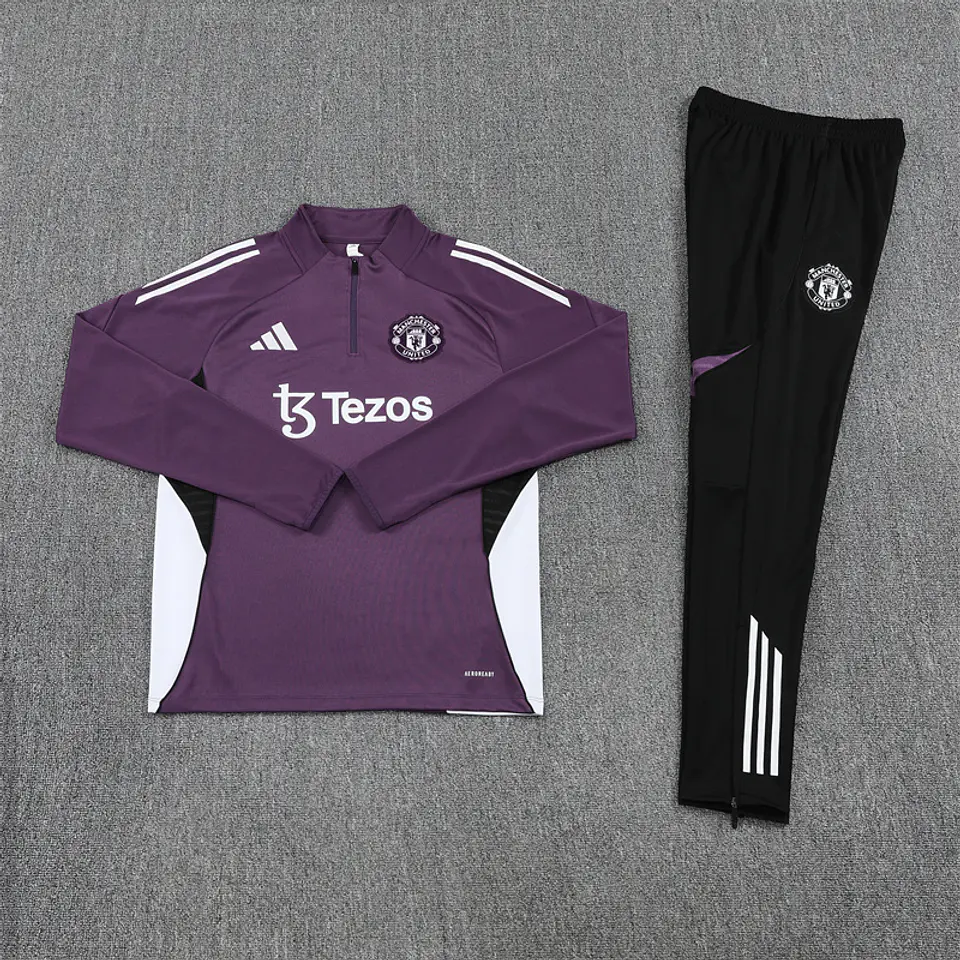 Manchester United Fato Treino 1/2 Zip 25/26 3