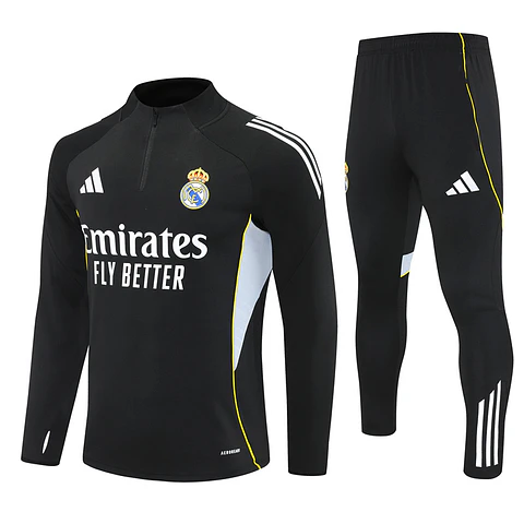 Real Madrid Fato Treino 1/2 Zip 25/26
