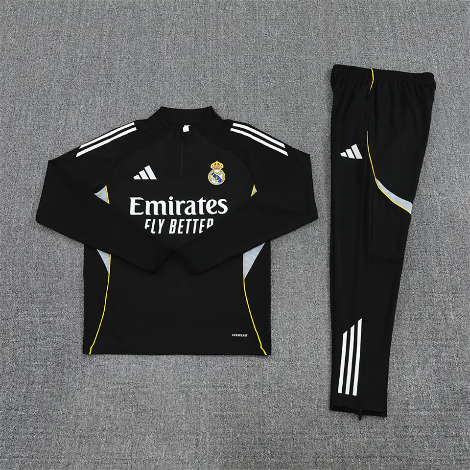 Real Madrid Fato Treino 1/2 Zip 25/26 3