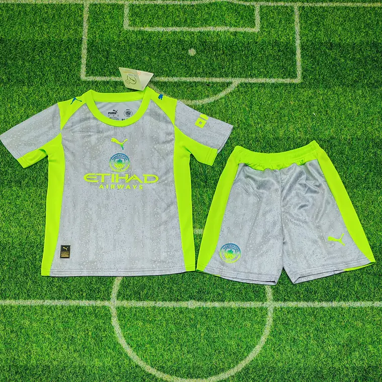 Manchester City Third 25/26 Kit-Criança 2