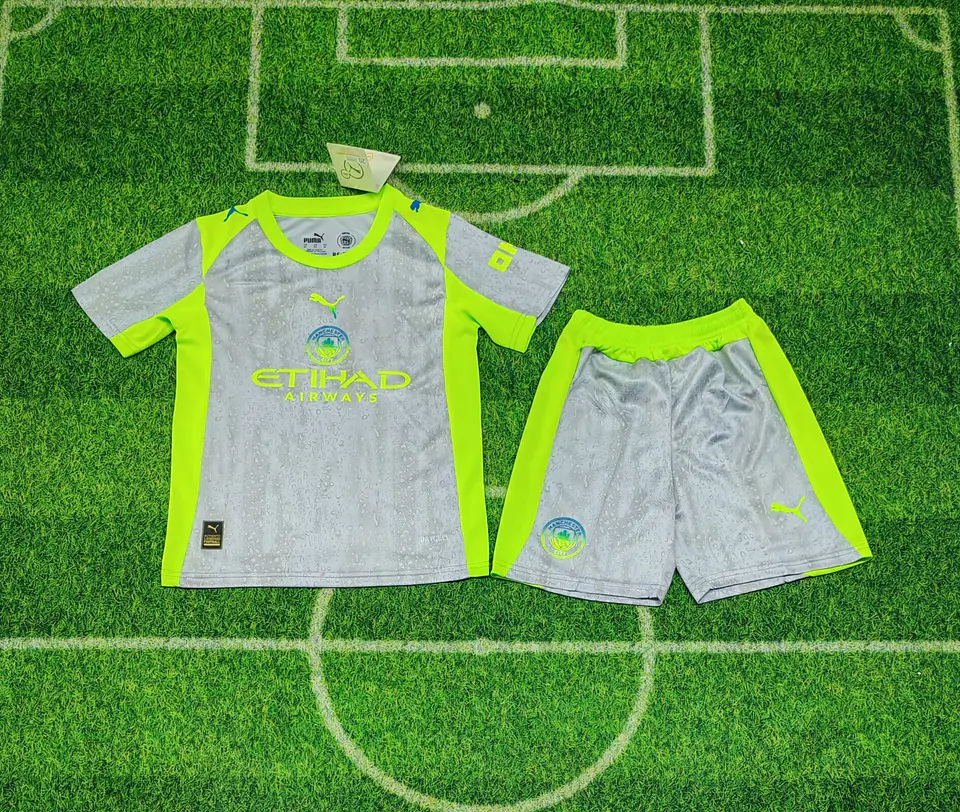 Manchester City Third 25/26 Kit-Criança 2