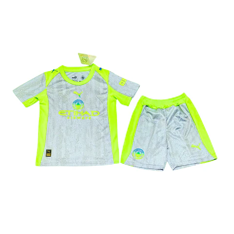 Manchester City Third 25/26 Kit-Criança
