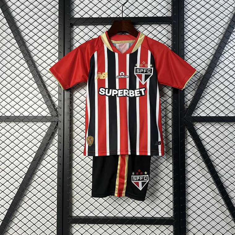 São Paulo Away 25/26 Kit-Criança 2