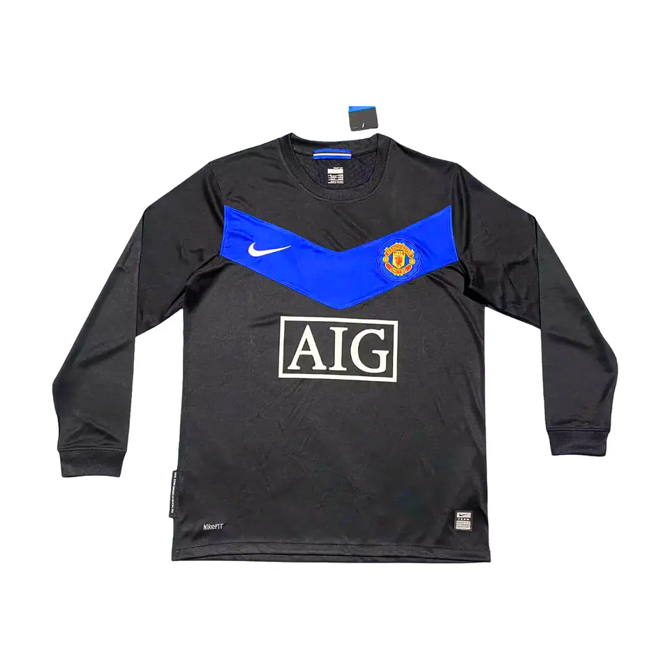 Manchester United Away 09/10 Manga Longa 1