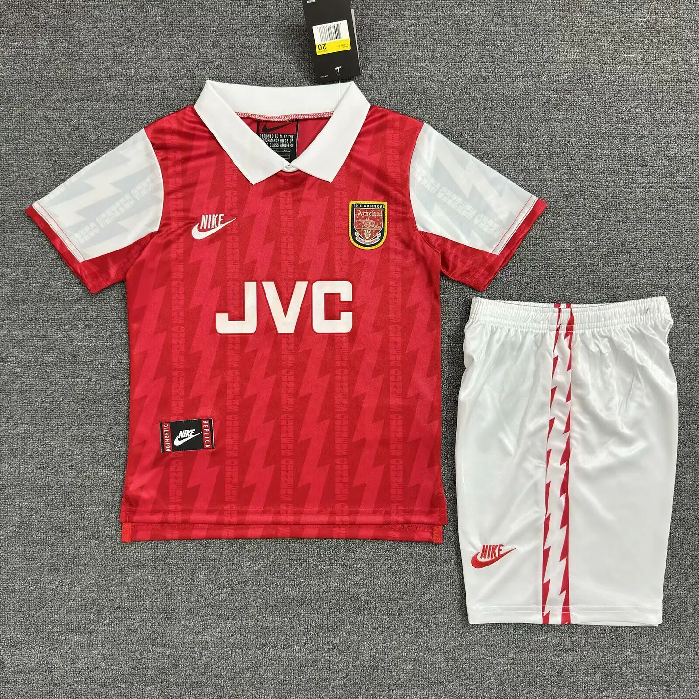 Arsenal Home 94/96 Kit-Criança 2