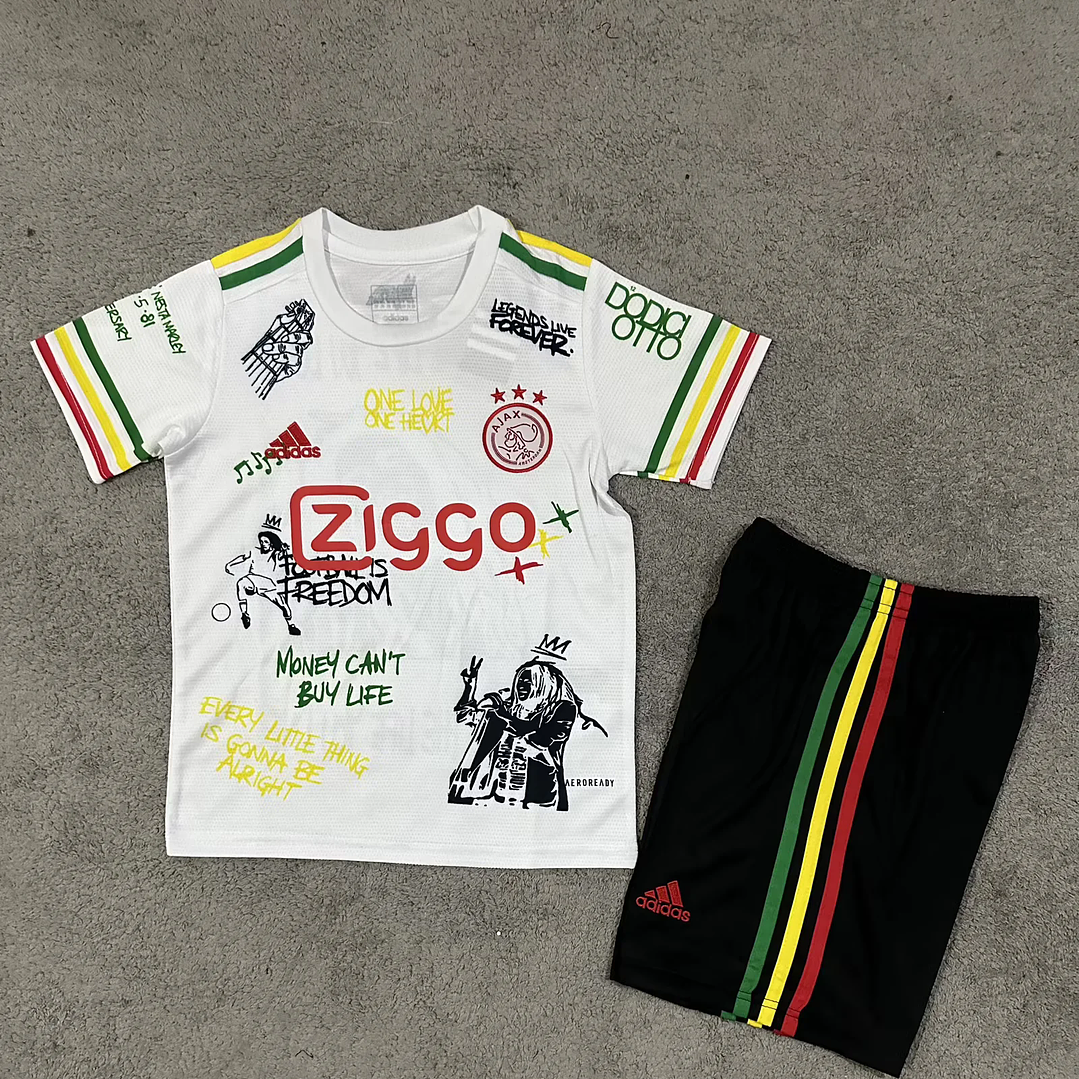 Ajax Especial Bob Marley 25/26 Kit-Criança 1