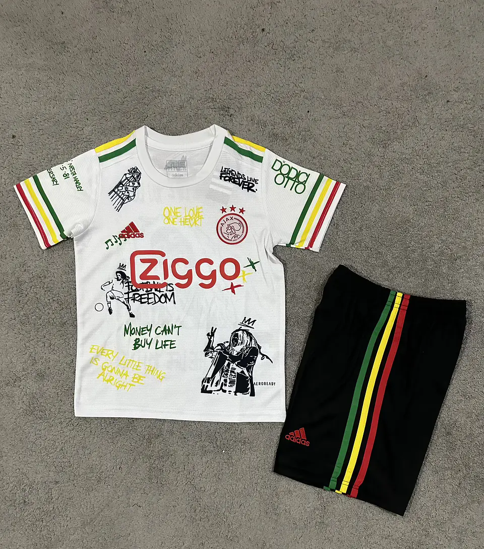 Ajax Especial Bob Marley 25/26 Kit-Criança 2