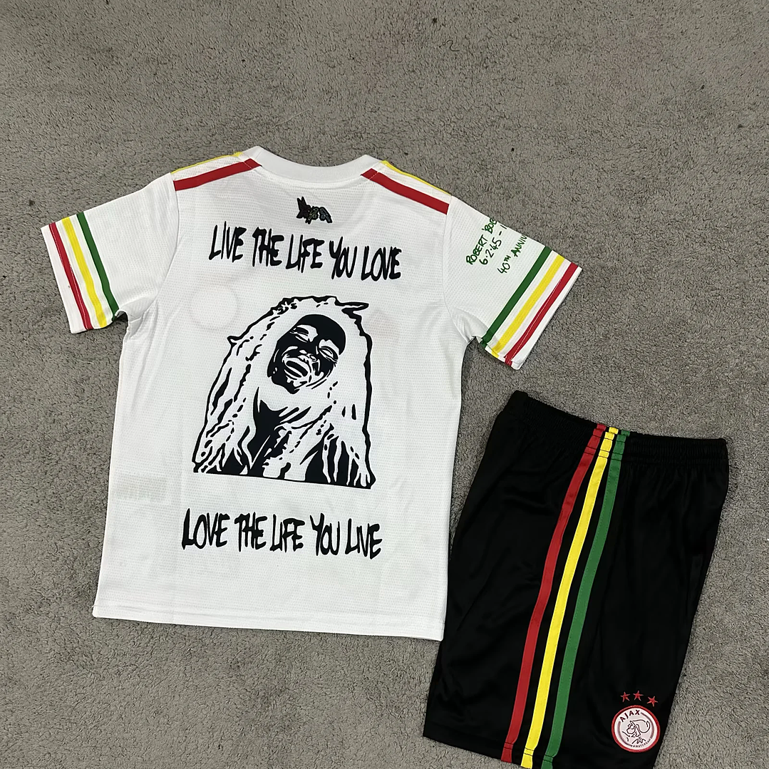 Ajax Especial Bob Marley 25/26 Kit-Criança 2