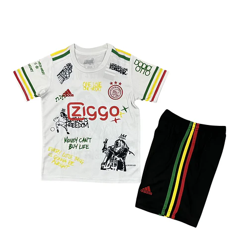 Ajax Especial Bob Marley 25/26 Kit-Criança
