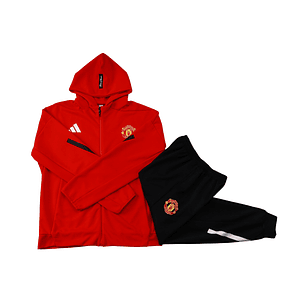 Manchester United Fato Treino Capuz 25/26