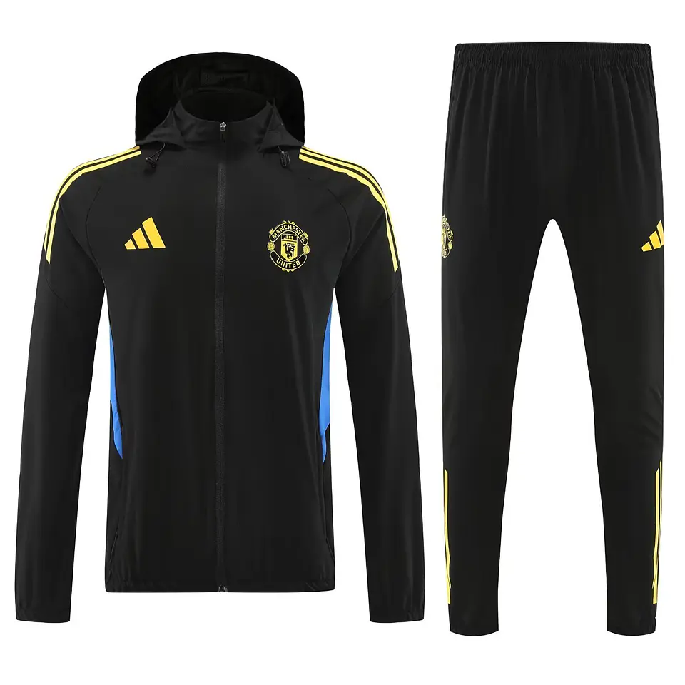 Manchester United Fato Treino Capuz 25/26 2