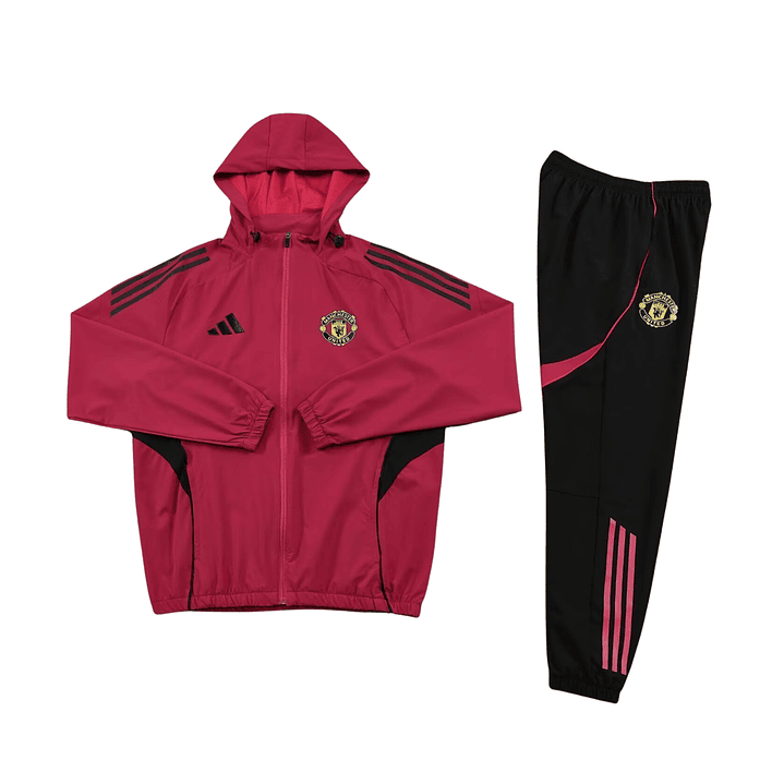 Manchester United Fato Treino Capuz 25/26 1