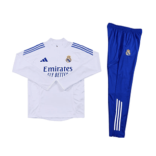 Real Madrid Fato Treino 1/2 Zip 25/26