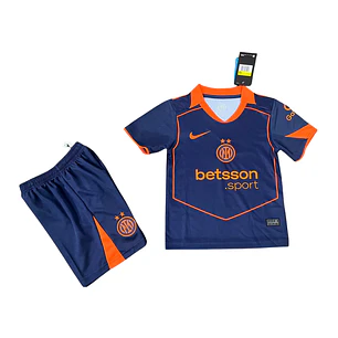 Inter Milão Third 25/26 Kit Criança