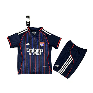 Lyon Away 25/26 Kit Criança