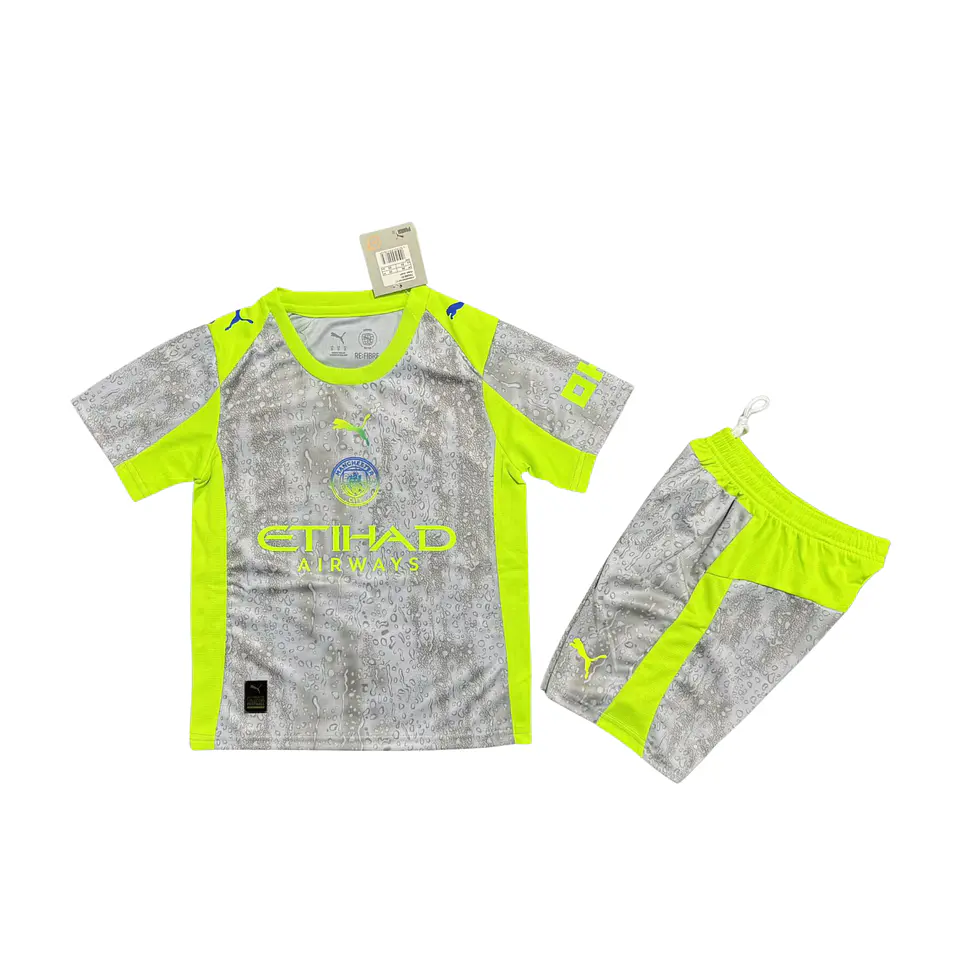 Manchester City Third 25/26 Kit Criança 1