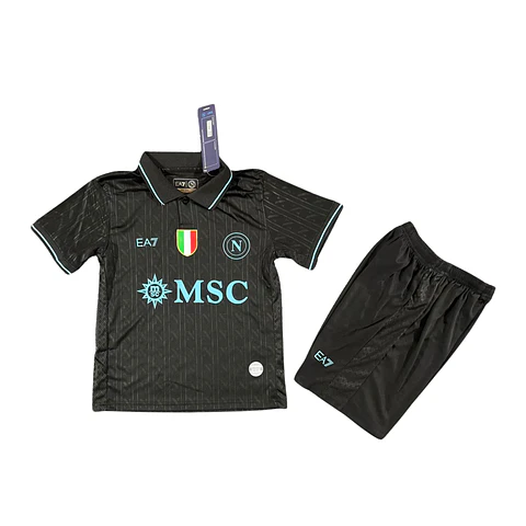 Nápoles Third 25/26 Kit Criança