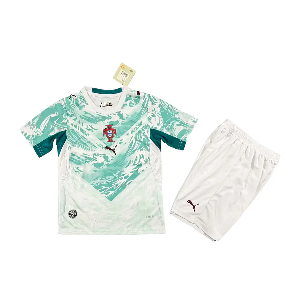 Portugal Away Mundial 2026 Kit Criança 1