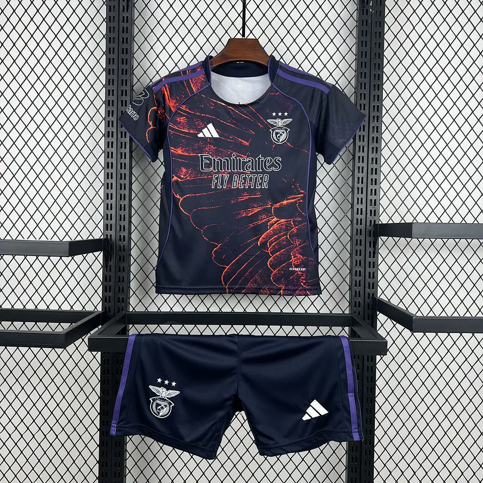 Benfica 4th 25/26 Kit Criança 2