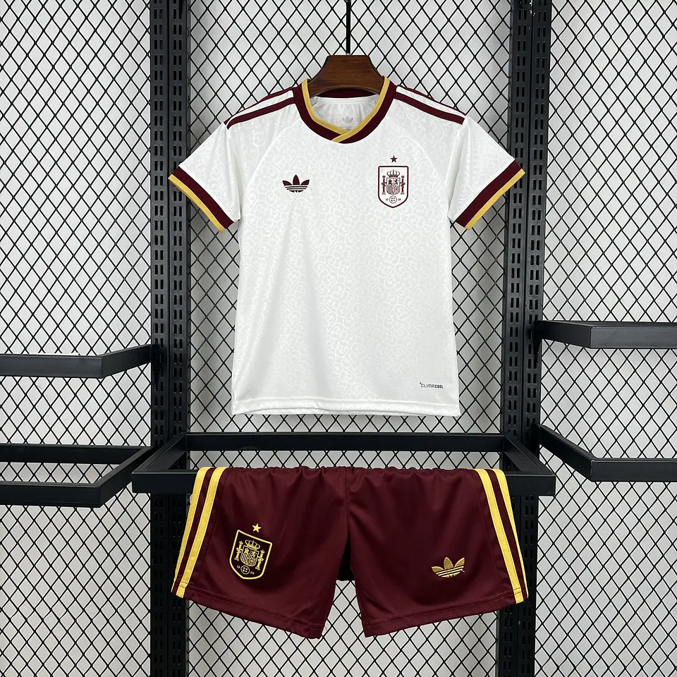 Espanha Away Mundial 2026 Kit Criança 2