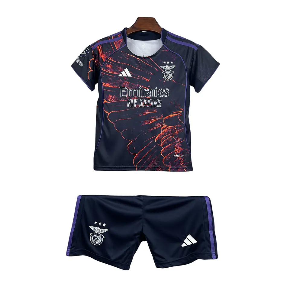 Benfica 4th 25/26 Kit Criança 1