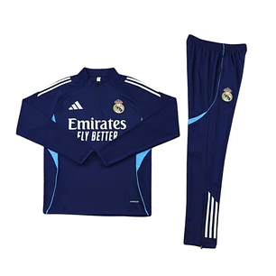 Real Madrid Fato Treino 1/2 Zip 25/26