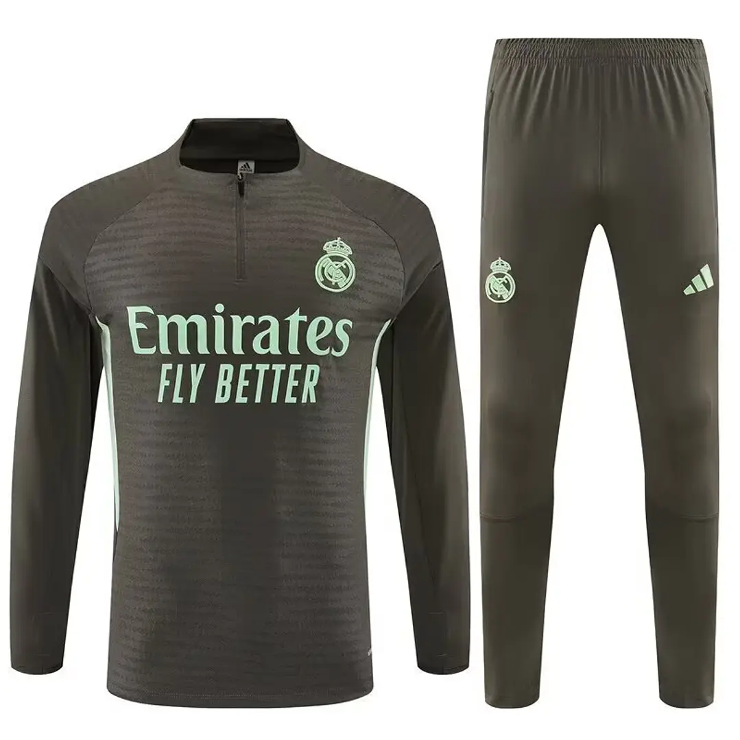 Real Madrid Fato Treino 1/2 Zip 25/26 2