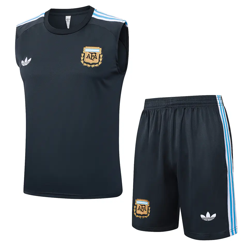 Argentina Conjunto Treino Manga Cava 25/26 2