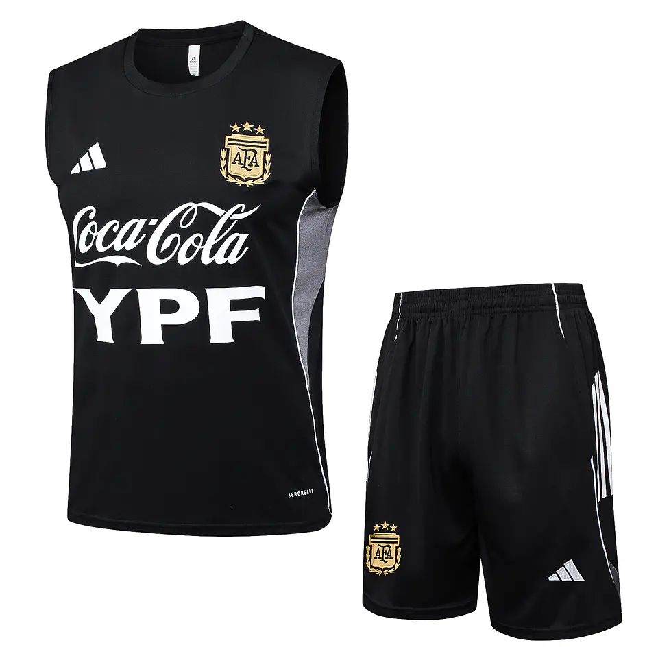 Argentina Conjunto Treino Manga Cava 25/26 2