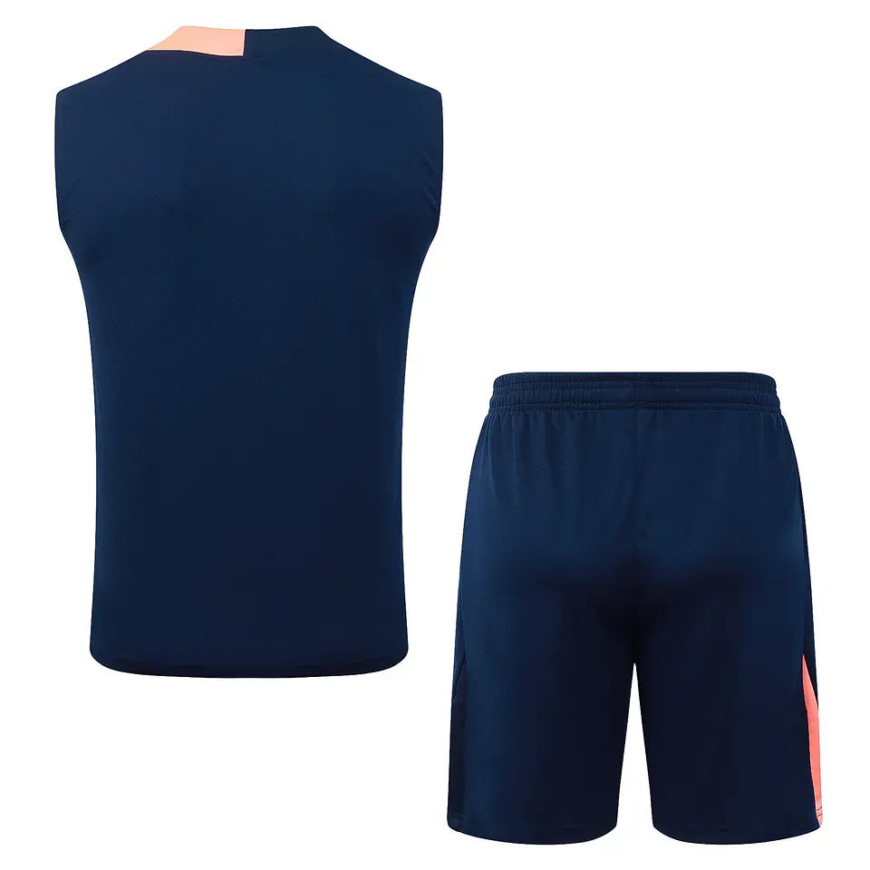 Barcelona Conjunto Treino Manga Cava 25/26 3
