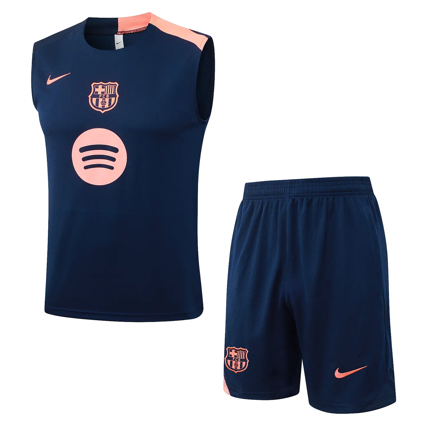 Barcelona Conjunto Treino Manga Cava 25/26 2