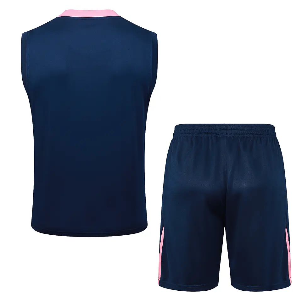 Barcelona Conjunto Treino Manga Cava 25/26 3