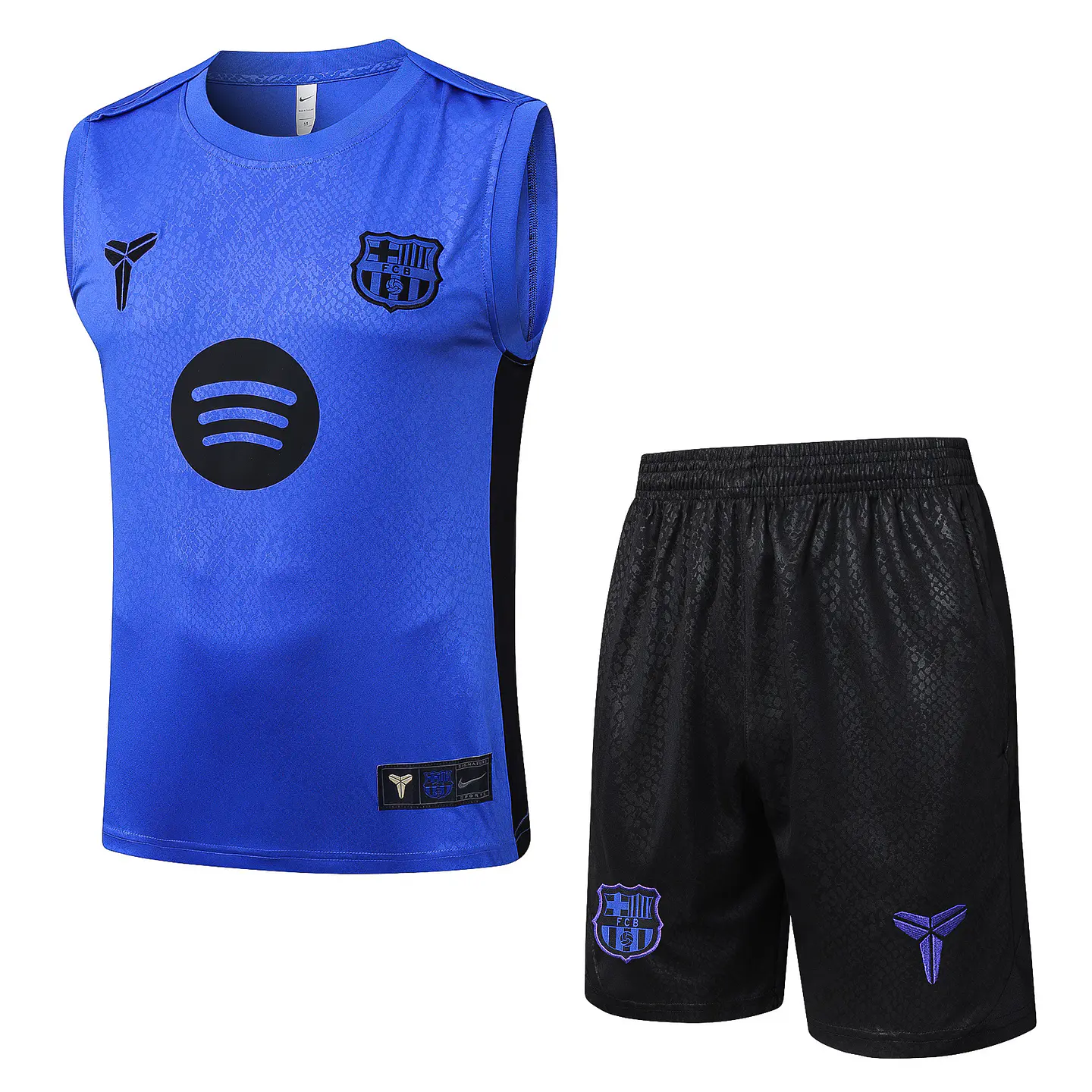 Barcelona Conjunto Treino Manga Cava 25/26 2