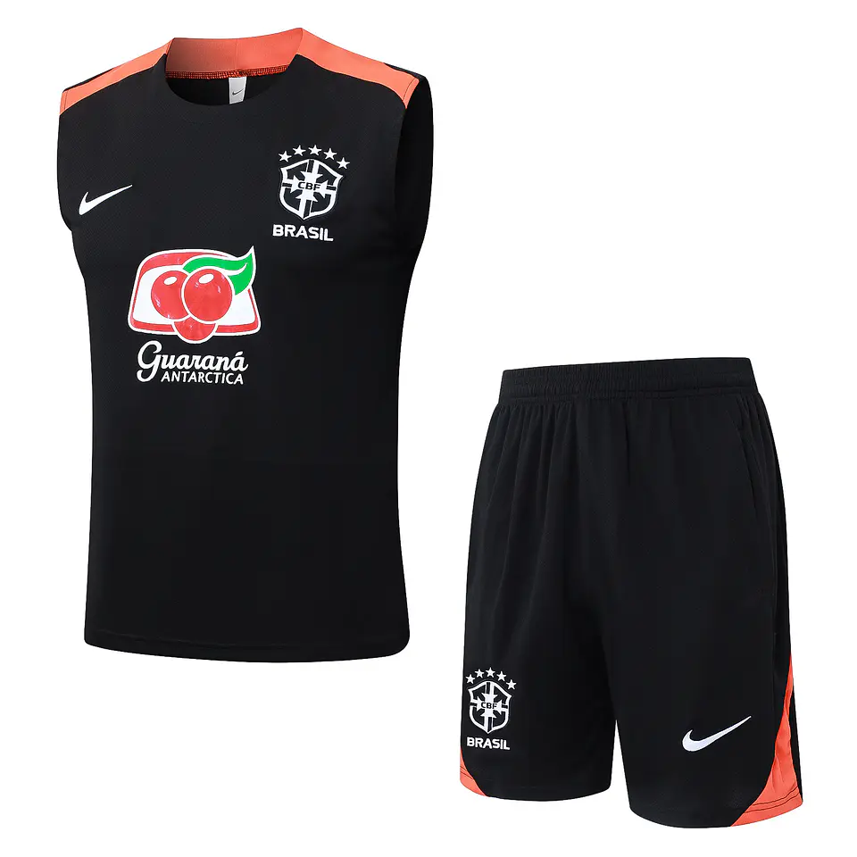 Brasil Conjunto Treino Manga Cava 25/26 2