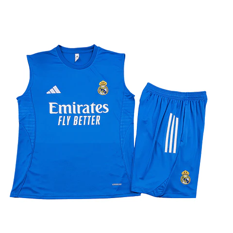 Real Madrid Conjunto Treino Manga Cava 25/26