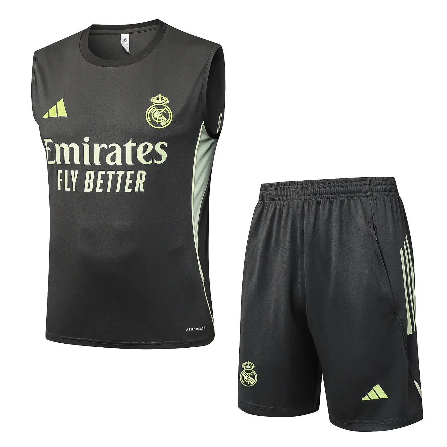 Real Madrid Conjunto Treino Manga Cava 25/26 2