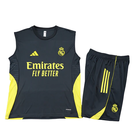 Real Madrid Conjunto Treino Manga Cava 25/26